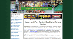 Desktop Screenshot of lolblackjack.com
